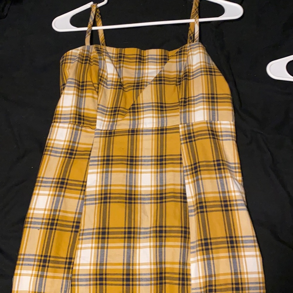plaid dress